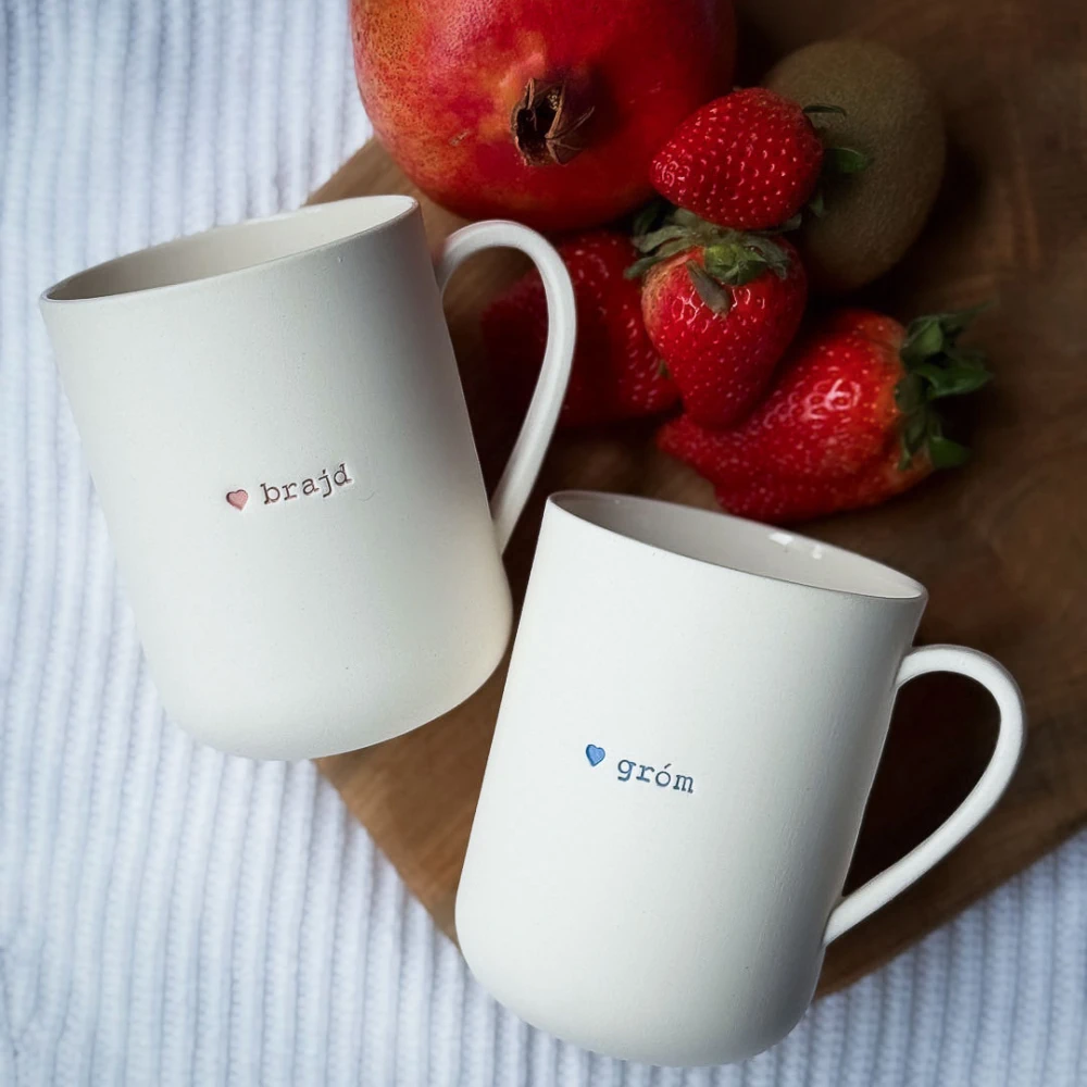 Zestaw Kubków z uchem BRAJD & GRÓM 400 ml